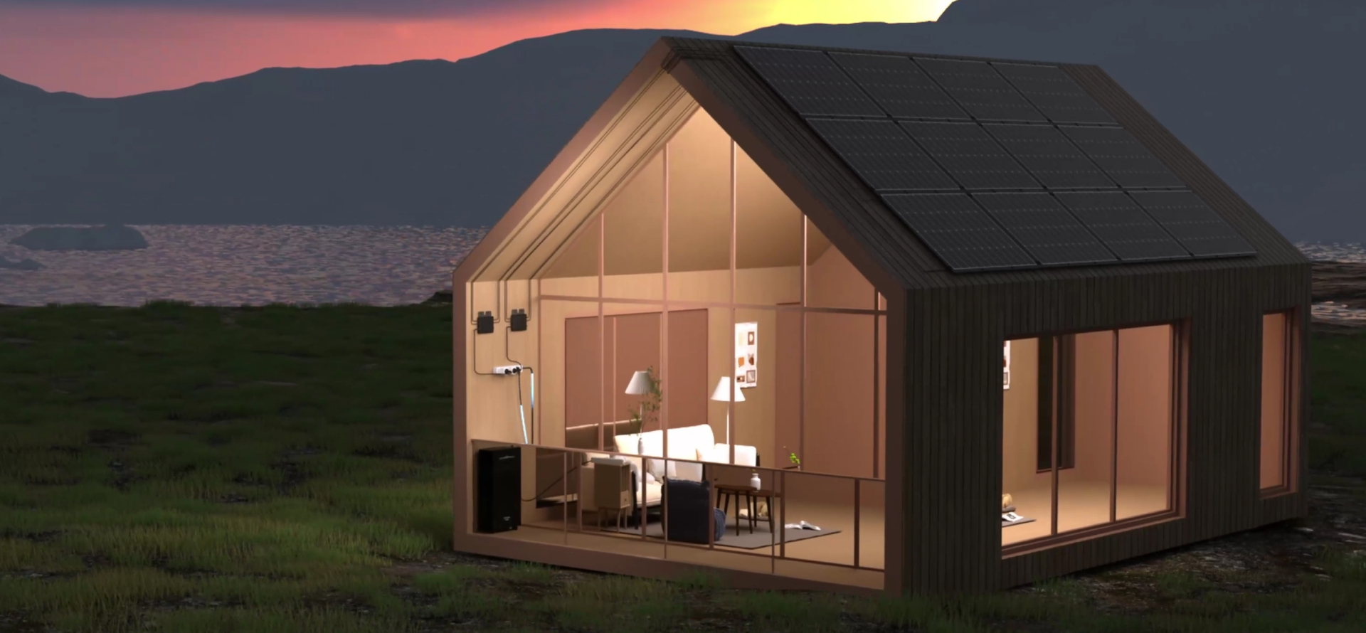 Ваш дом — ваша энергонезависимость. Работает с солнечными панелями